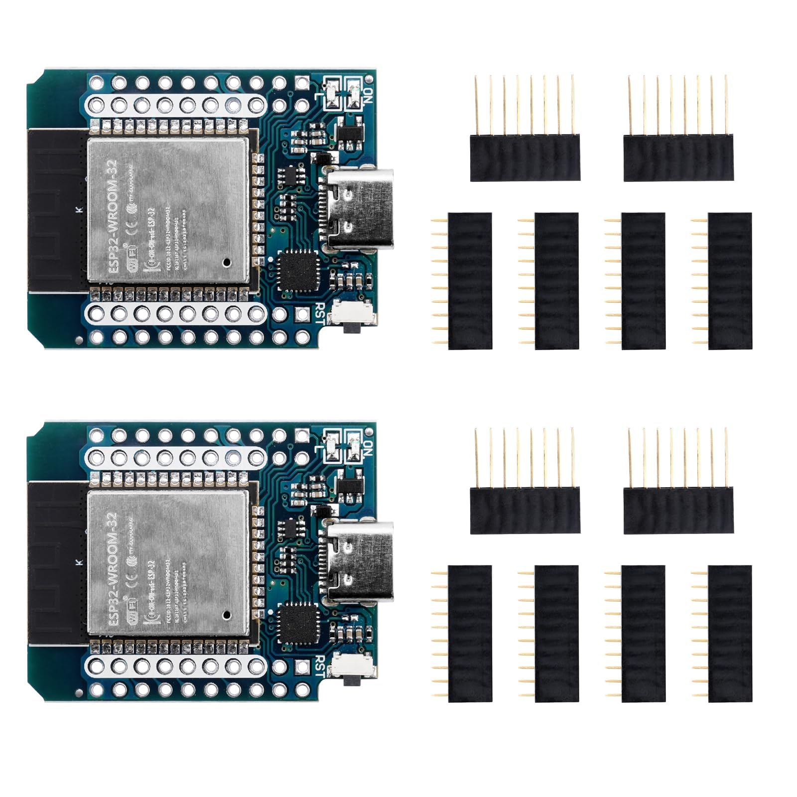 Heemol 38pin USB C ESP32 NodeMCU Modulo WiFi Bluetooth ESP32 WROOM 32 Scheda Di Sviluppo Con CP2102 Compatibile Con Interfaccia Arduino Tipo C