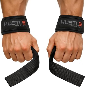 Lifting Straps for Weightlifting & Deadlifts 21" Wrist Straps with Thick Neoprene Padding Pro Heavy Duty Gym Wrist Wraps for Powerlifting, Bodybuilding & Strength Training for Men & Women