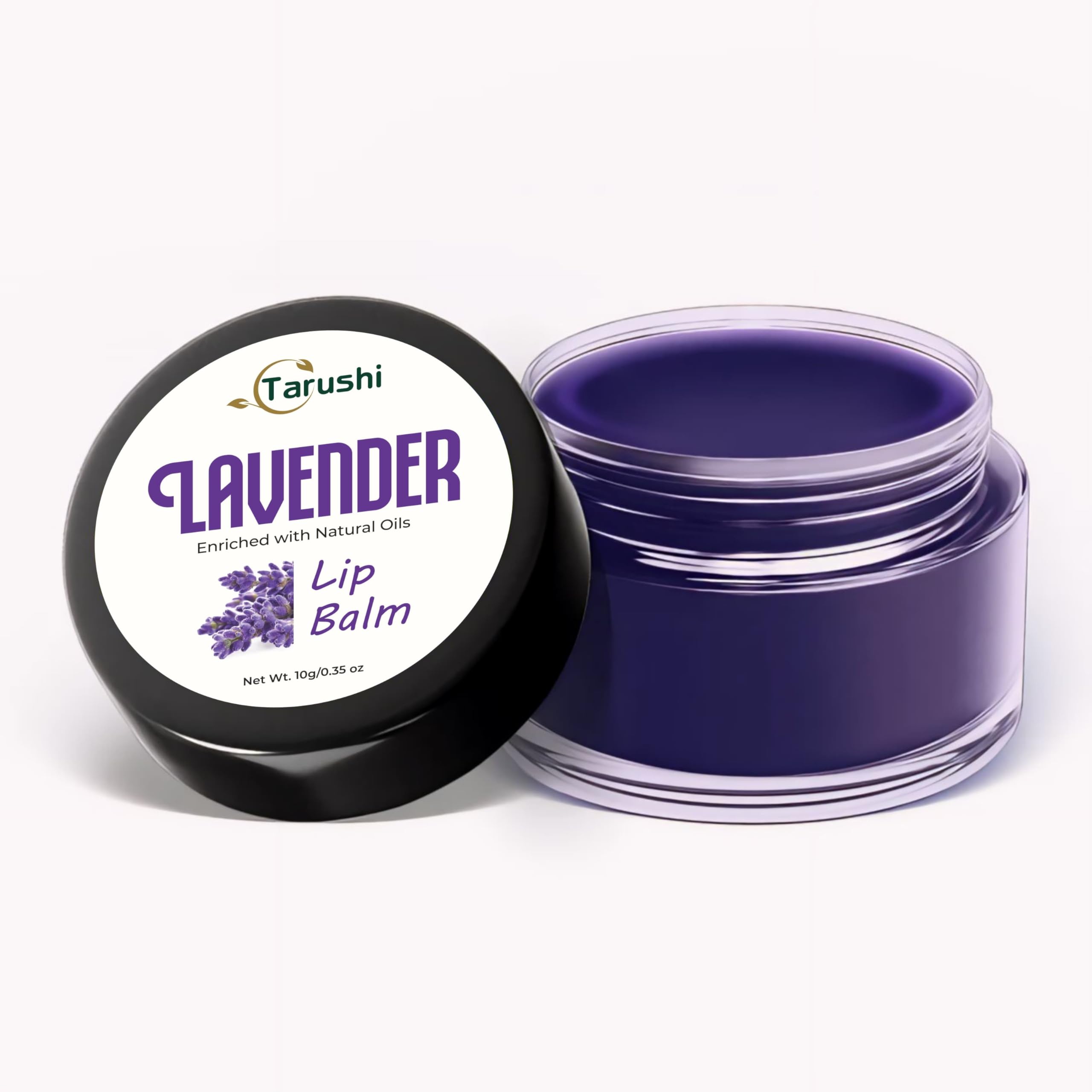 Tarushi Lipbalm - 10gm | For dry, chapped & dark lips | 24 our moisturization & softens lips | For both Men & Women. (10 Gm, Lavender)-picture-38