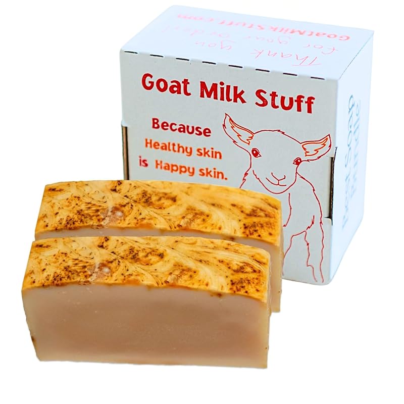 Goat Milk Stuff Sabonete de Leite de Cabra com Tea Tree, Artesanal, Pacote com 2