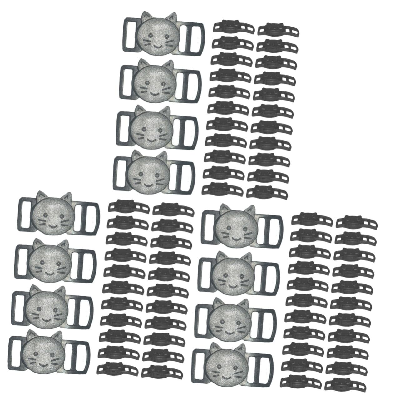 DOITOOL Hebillas Plásticas Ajustables De Rápida Para Conectar Collares De Mascotas Hebillas Resistentes Y Prácticas Para Mochilas Y Equipaje