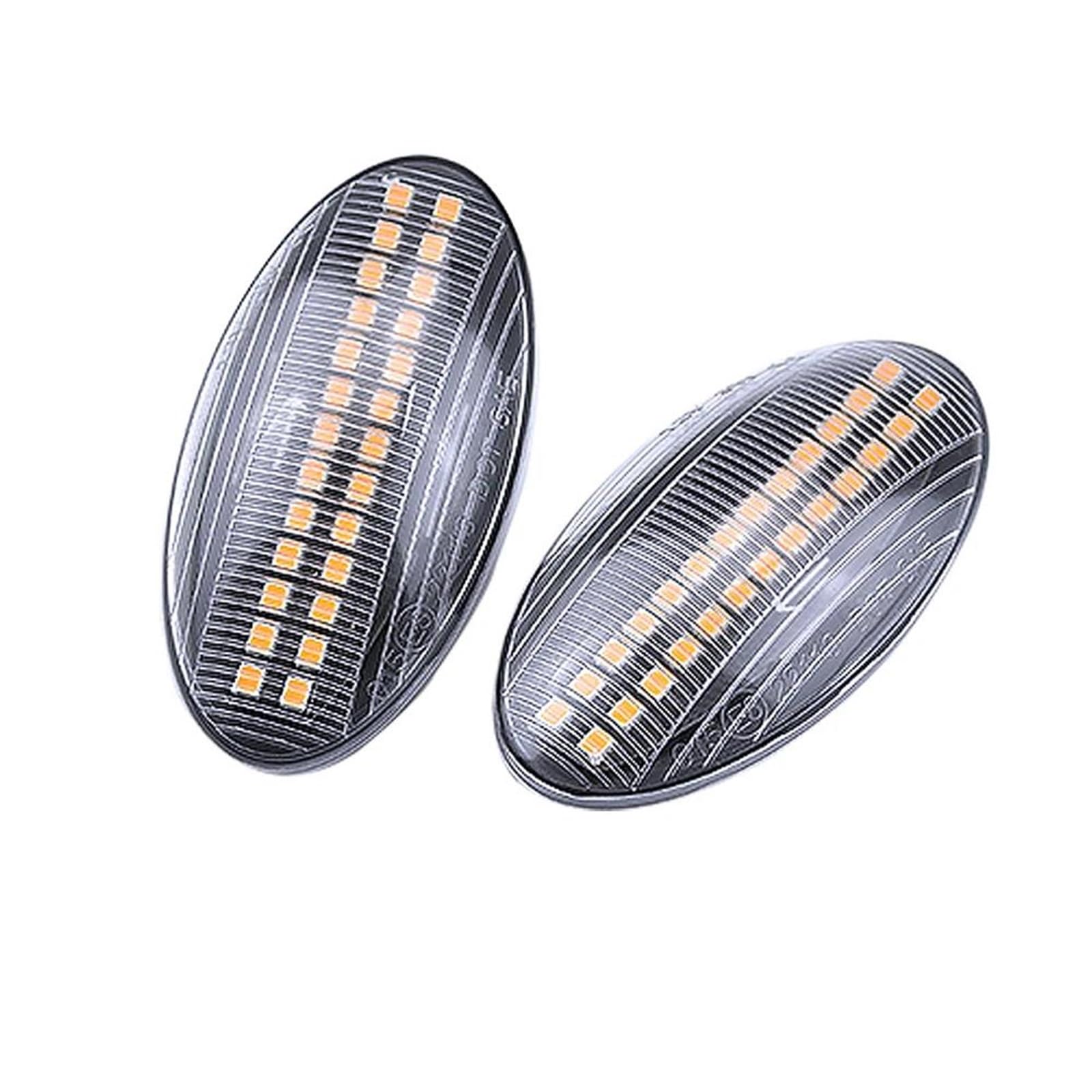 Feux clignotants directionnels LED dynamiques cristal pour Opel et Vauxhall Agila Mk2