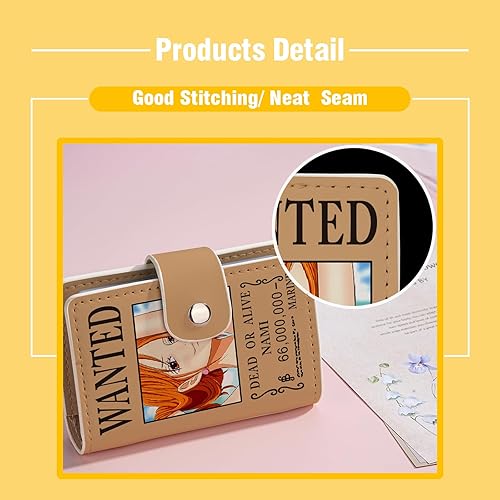 Miniatura 3 de KBVWHW Funda organizadora de piel Luffy Zoro de anime, de anime, animación de dibujos animados, para amantes de la película, cosplay, Luffy Zoro,