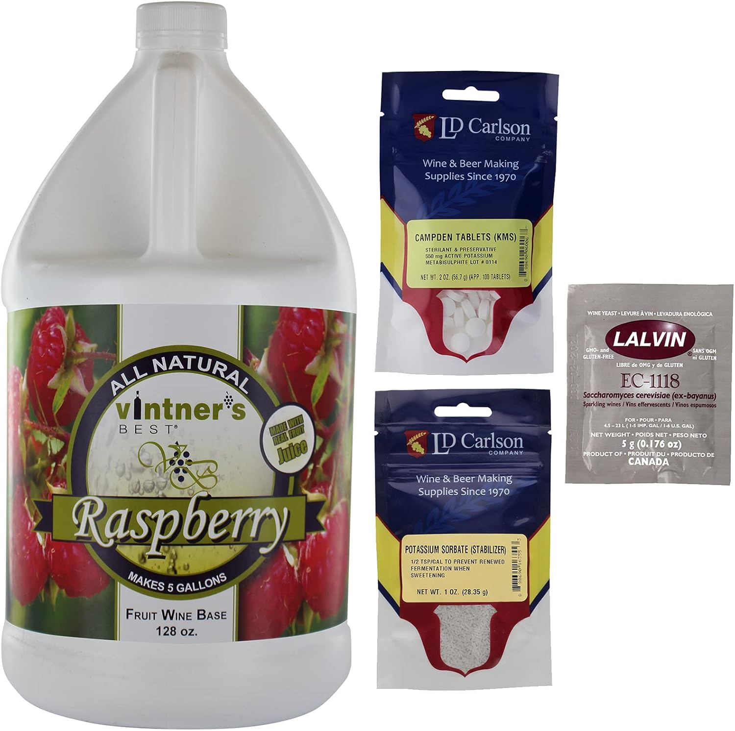 Complete Fruit Wine Base KitRaspberry Amazon.ca Grocery & Gourmet Food