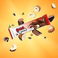 Vista 5 de Snack Break Hazelnut Wafer Rolls, Rolled Wafer Cookies, Cocoa Coated Delicious Snack, Individually Wrapped, Crunchy Sticks for On-the-Go, Coffee