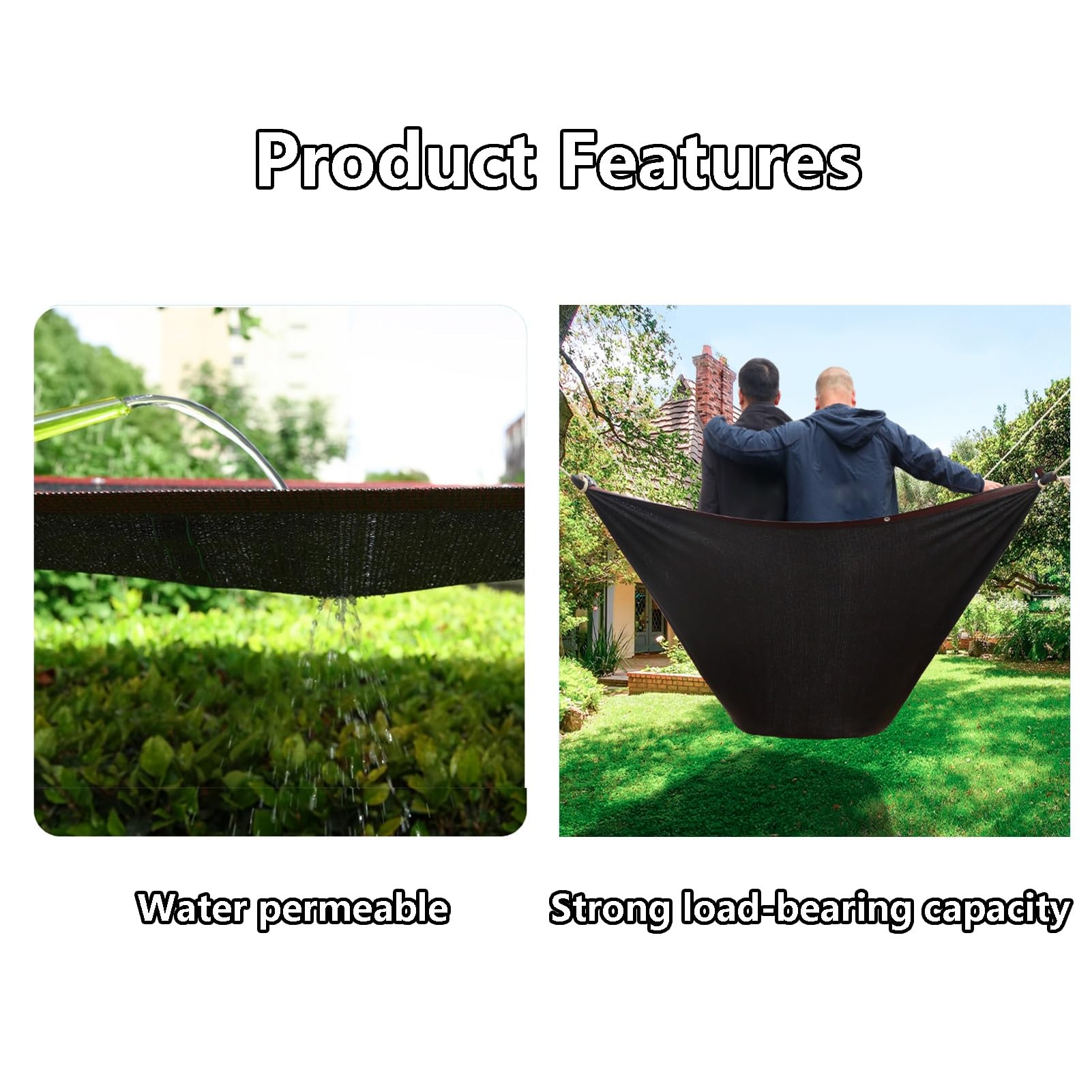 Tenda parasole rossa Sol Negra con occhielli, per la privacy, per patio, tenda quadrata e campeggio, 2 x 2 m