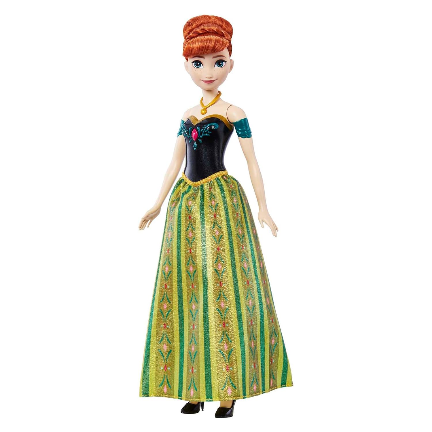 Mattel Disney Frozen Anna Singing Doll, Movie Outfit Included