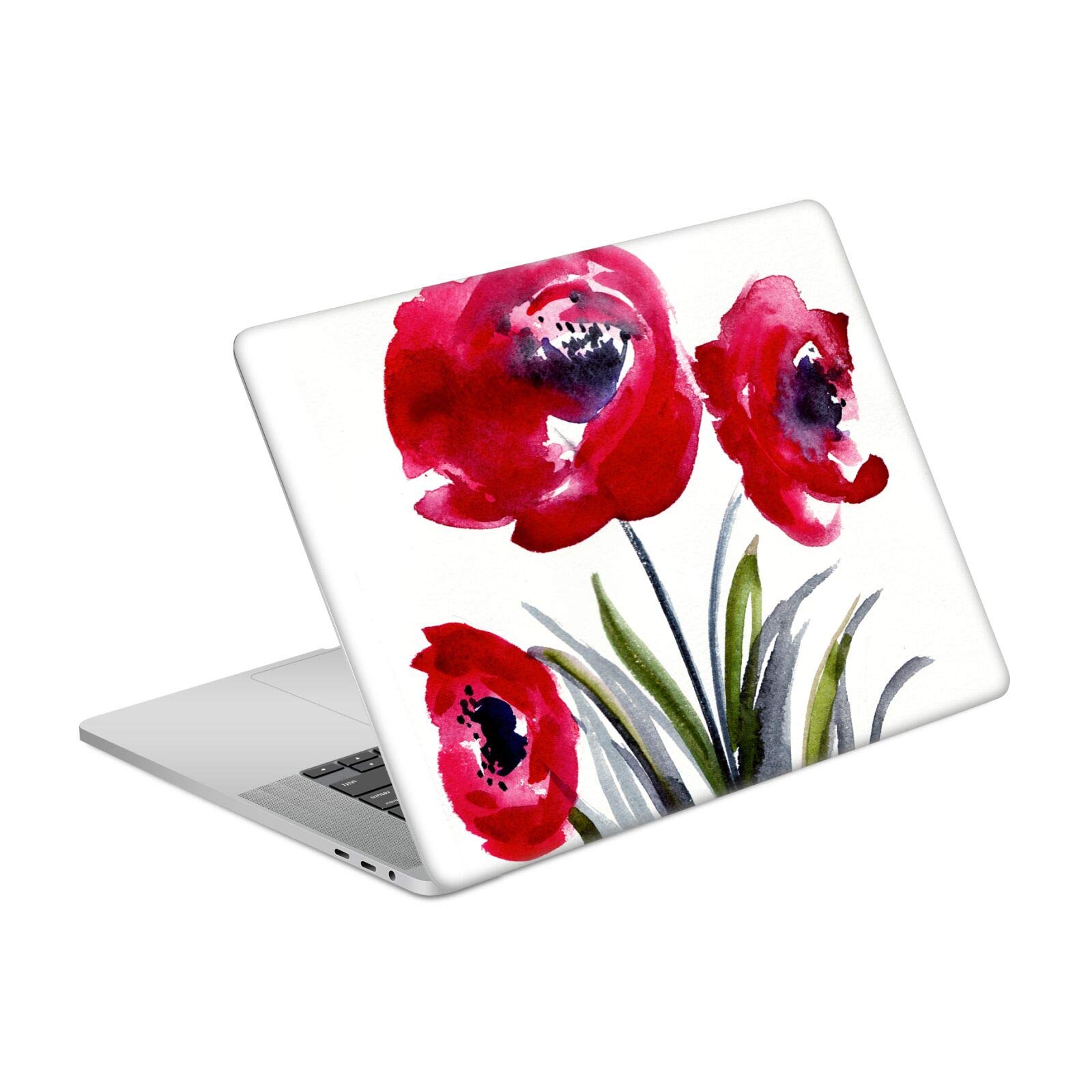 Sticker MacBook Pro 16 A2141 éviter rayures couverture fleurs vinyle - 7