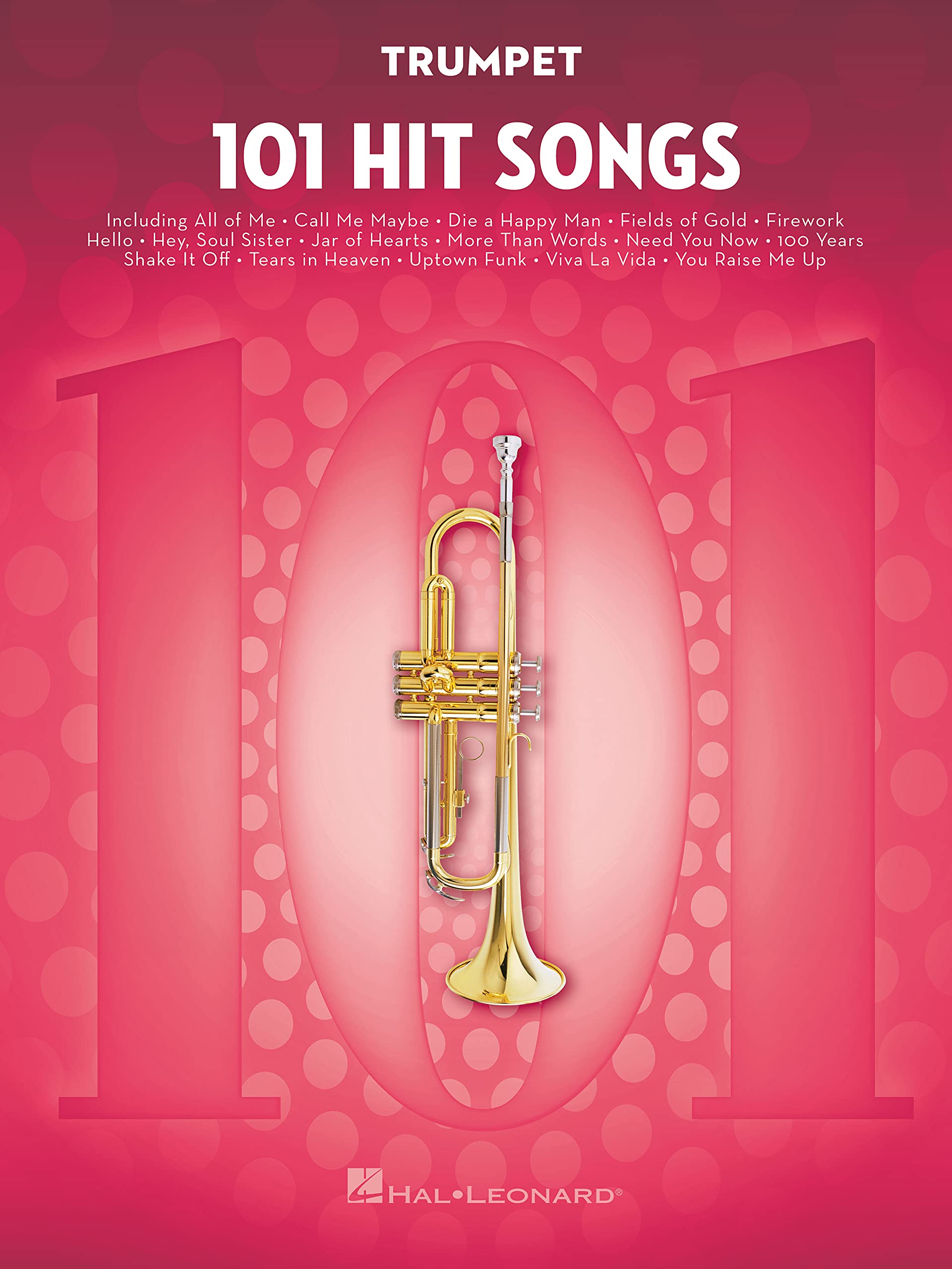 Partition Trumpet 101 Hit Songs recueil de musique en anglais pour trompettiste
