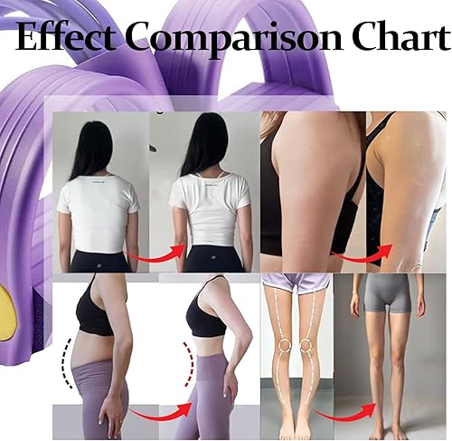 Miniatura 6 de 21 bandas de resistencia de fitness, 6 tubos de pedal para tirador de tobillo, cuerda de tensión multifunción, bandas de fitness de látex natural