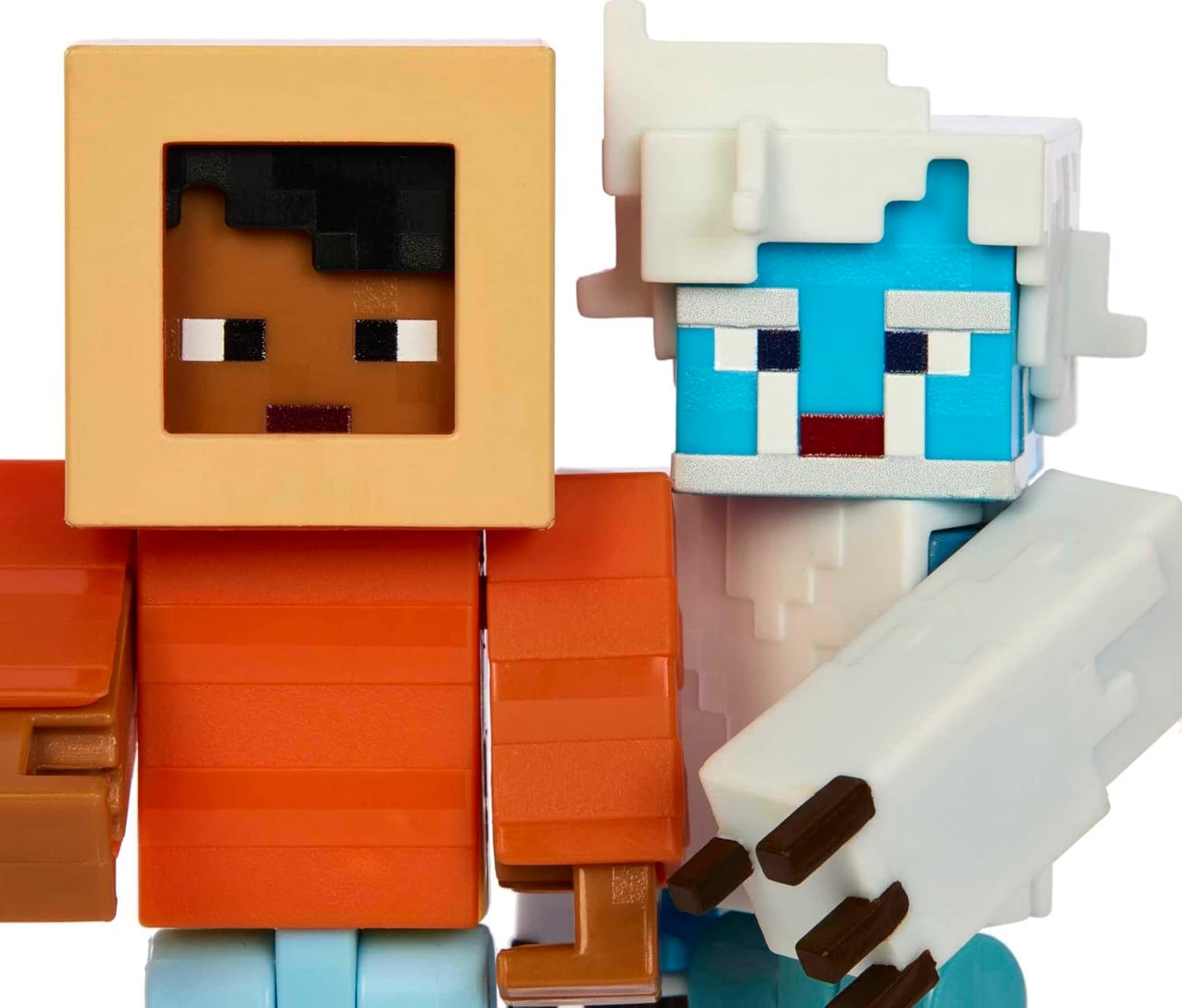 Mattel Minecraft Creator Series Action Figures & Accessorie Collectible Set, Mount Enderwoood Yeti Scare Playset with Steve & Yeti Figures