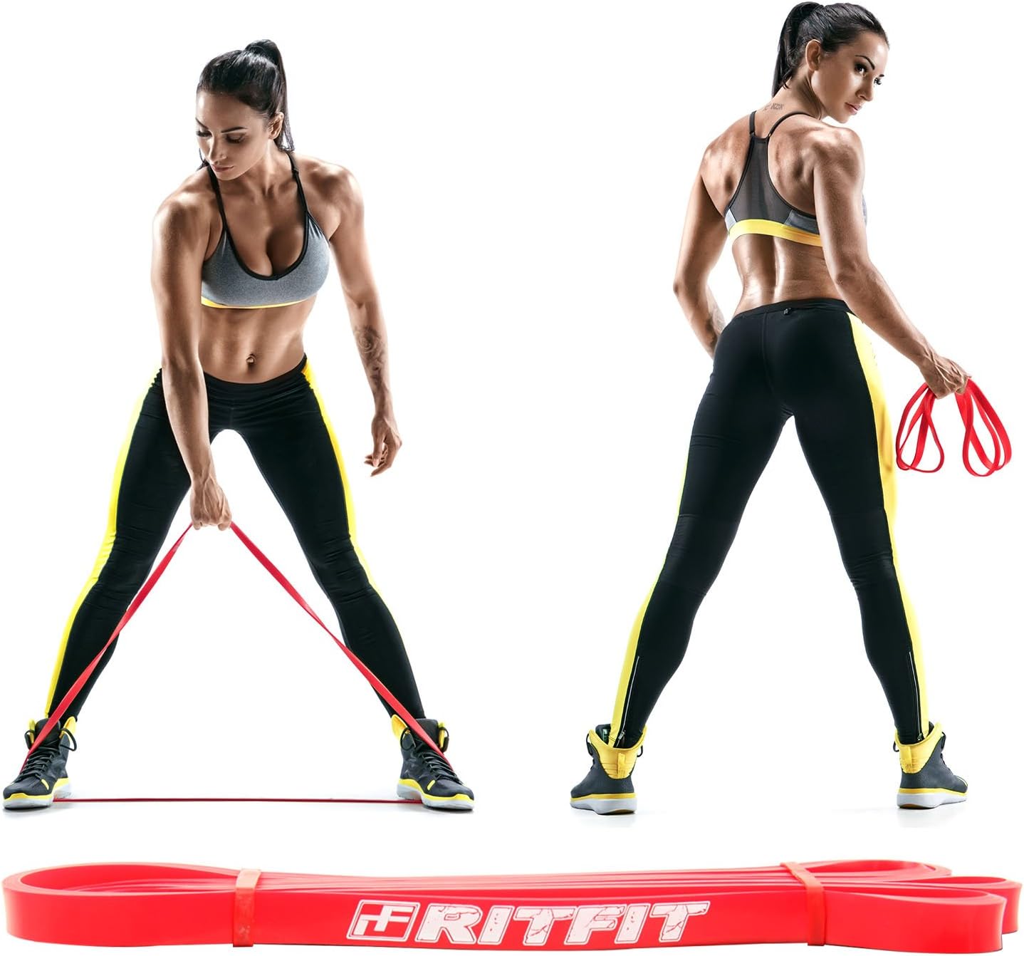 RitFit Pull Up Assist Band - Premium Resistance Band for Pull Up Assistance, Resistance Training, Body Stretching, Powerlifting, Mobility Training