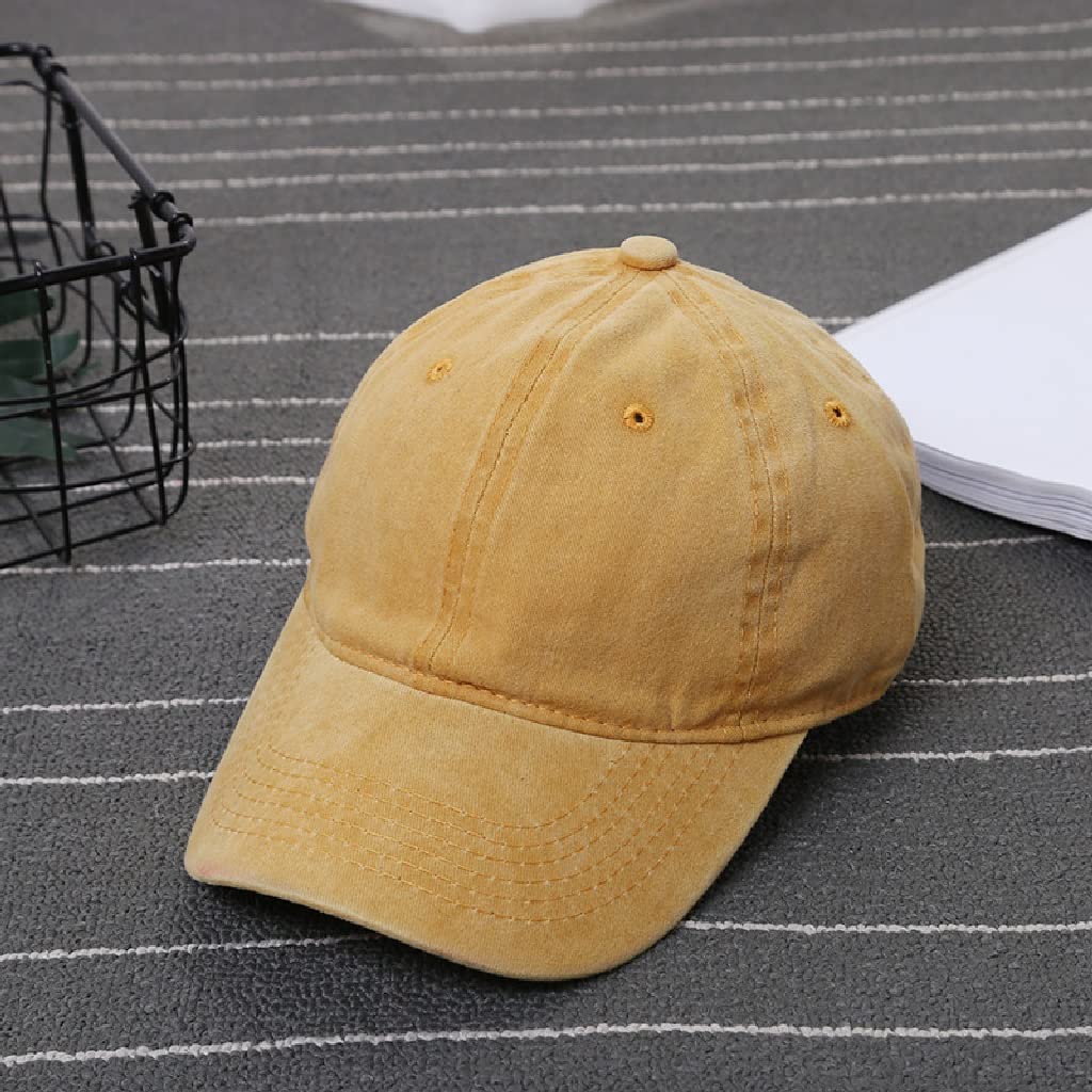 Berretto da Baseball Hip Hop Cappelli da papà Cappellini da Golf Regolabili Lavabili in Cotone Cappello da Sole per Donna