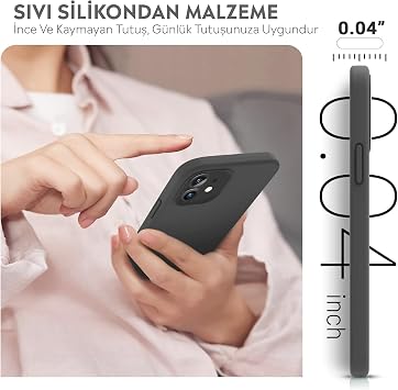 Coverzone Samsung Galaxy A36 İle Uyumlu Yüksek Kalite Özel Tasarım Kadife İç Yüzey Lansman Silikon Premium Telefon Kılıfı-SD02-Siyah