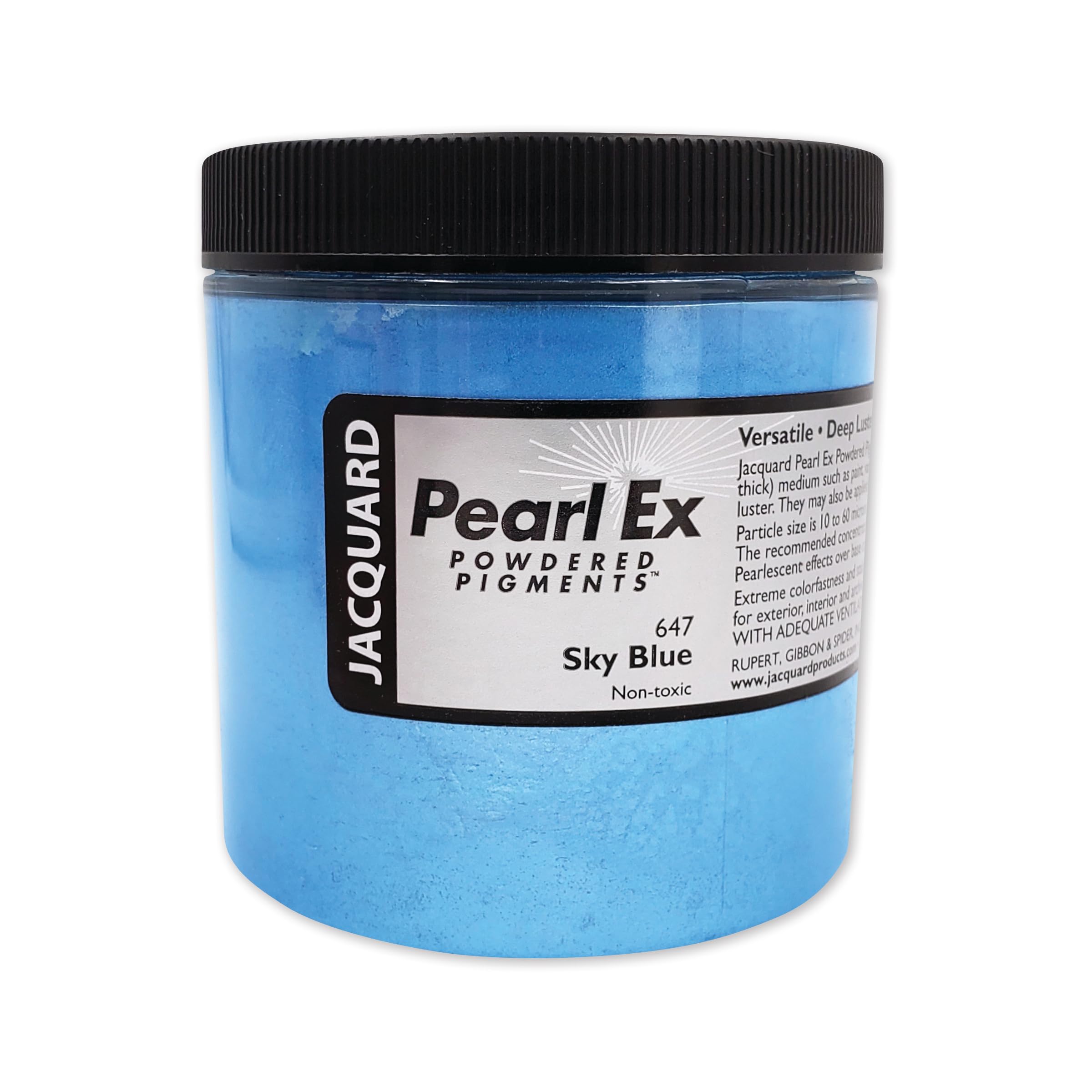 Amazon.com: Jacquard Pearl Ex Pigment Powder 4oz Sky Blue - Loose