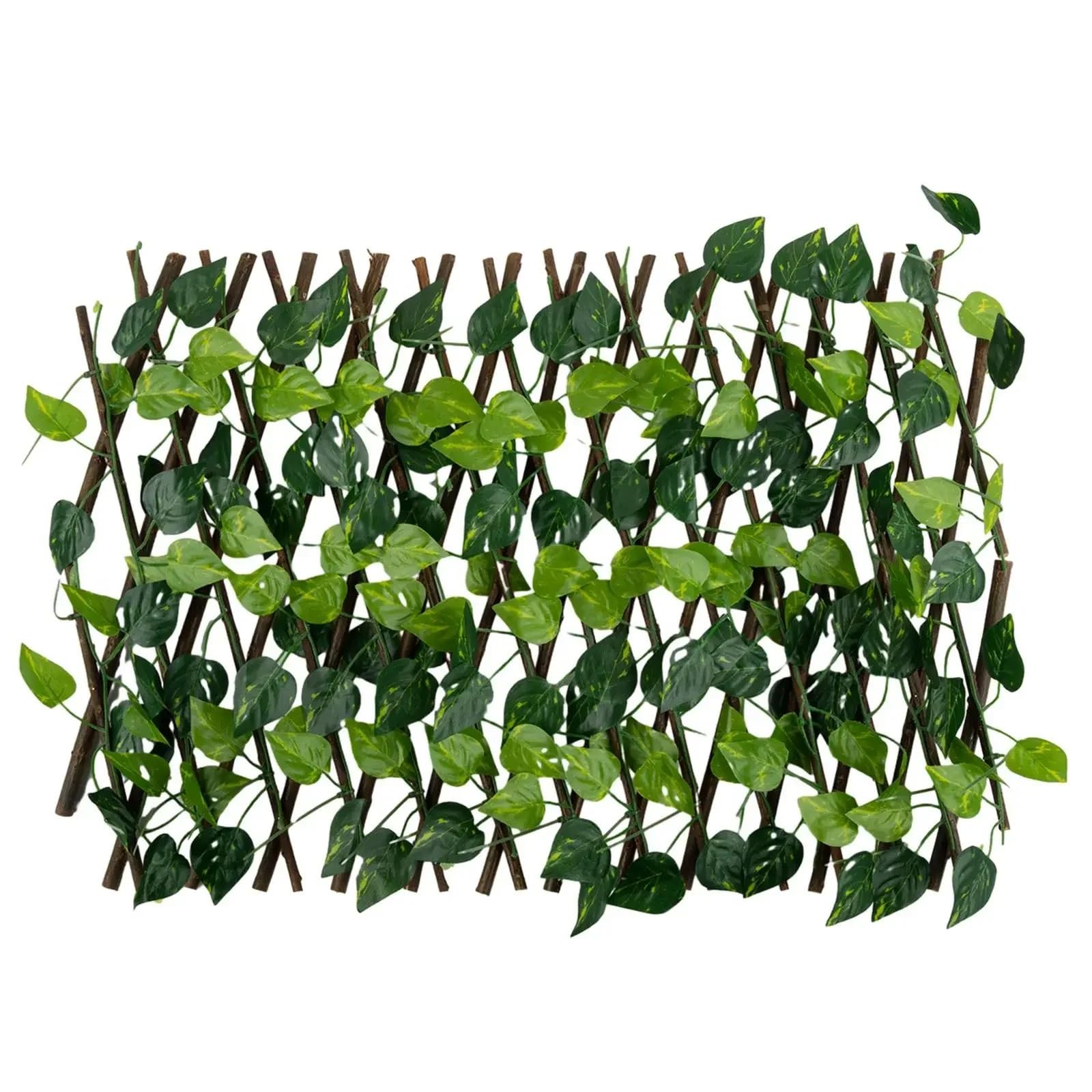 Mdsiokhj One Color Artificial Trellis Garden Screening Expanding Trellis Privacy Screen Hedged Artificial Faux Ivy Leaves Wooding Fence For Buildings