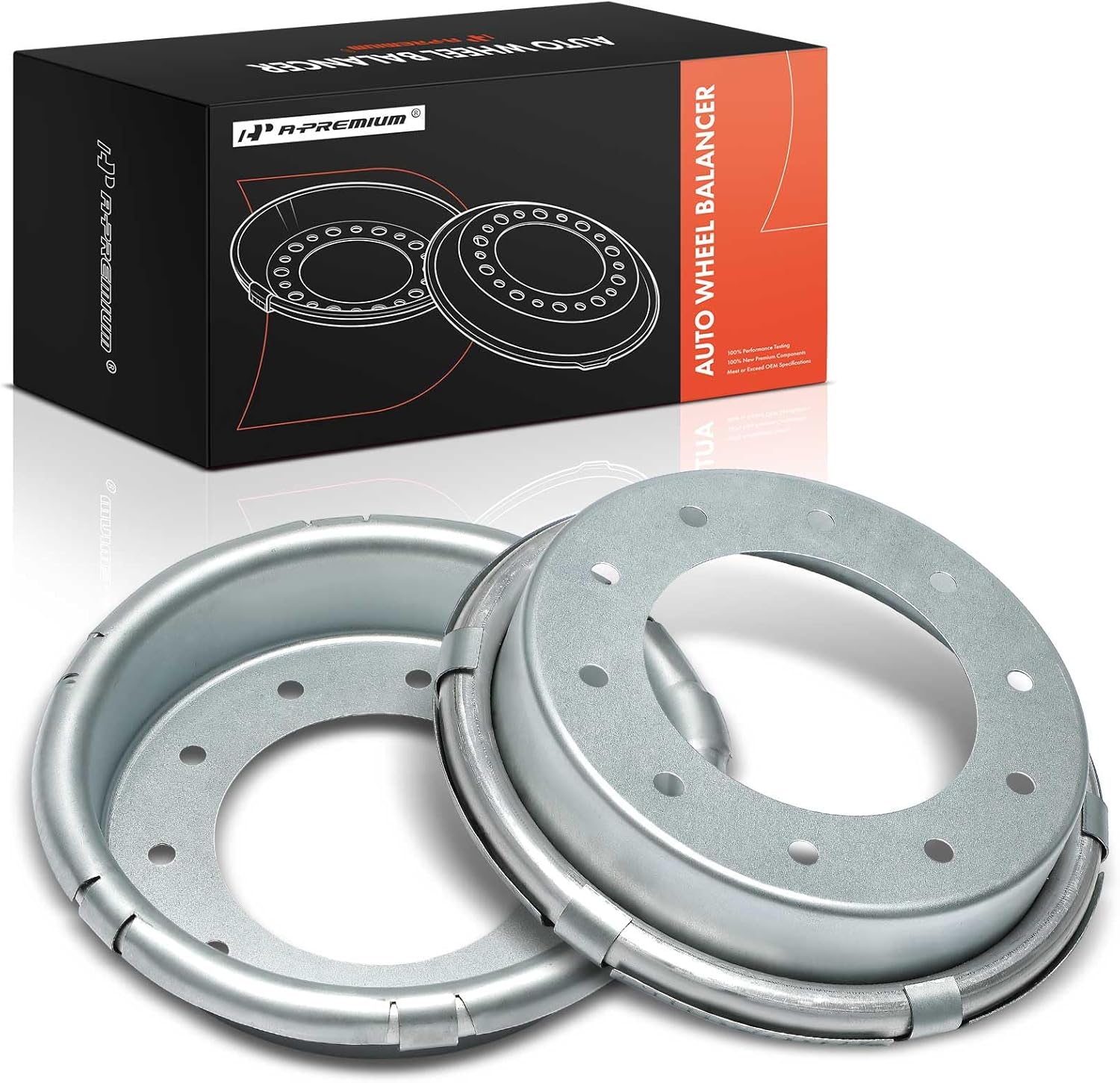 A-Premium 2Pcs Auto Wheel Balancer Compatible with F-450 F450 F-550 F550 2005 and Newer - Have 13.7" Wheel