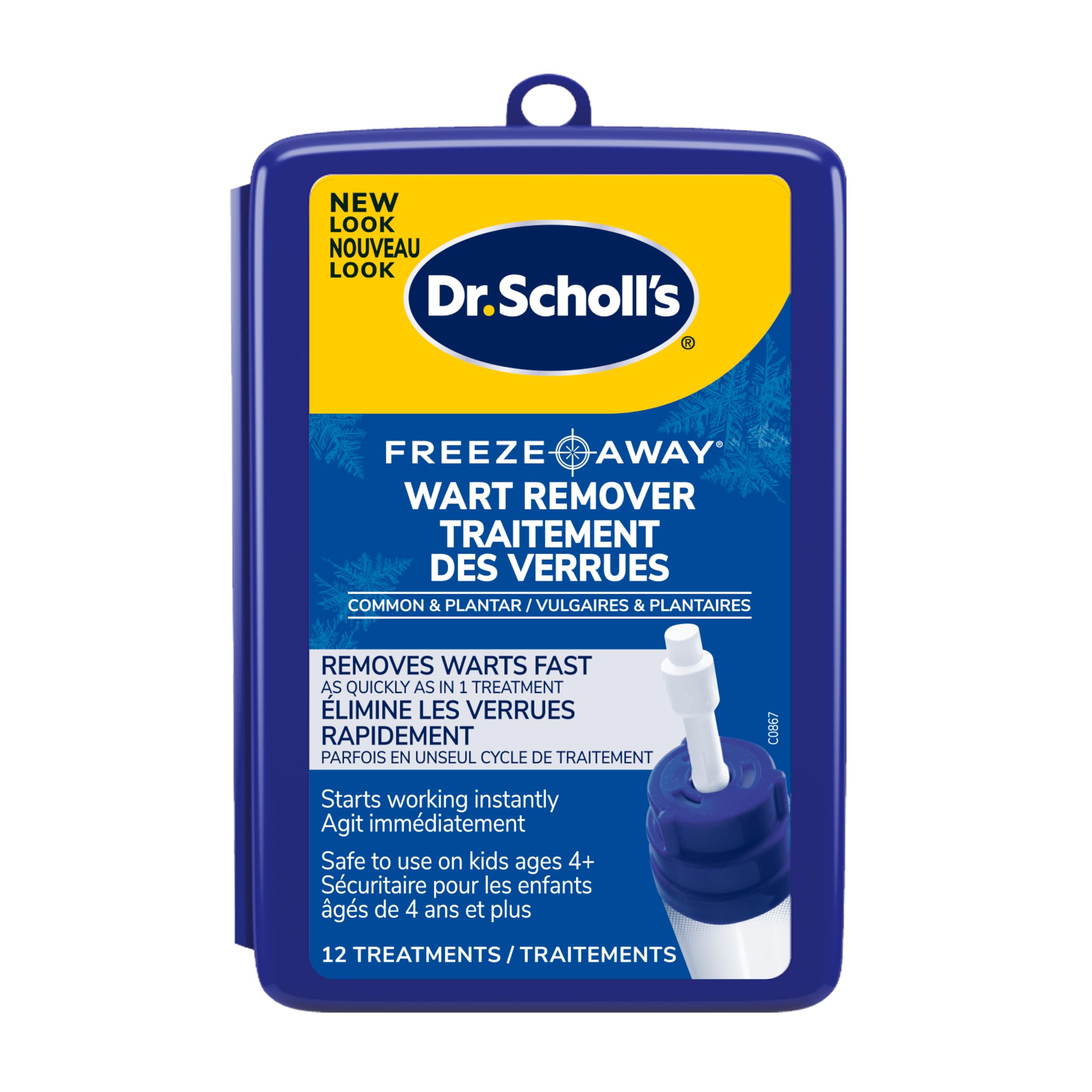 Dr. Scholl's Freeze Away Common & Plantar Wart Remover 12 Count