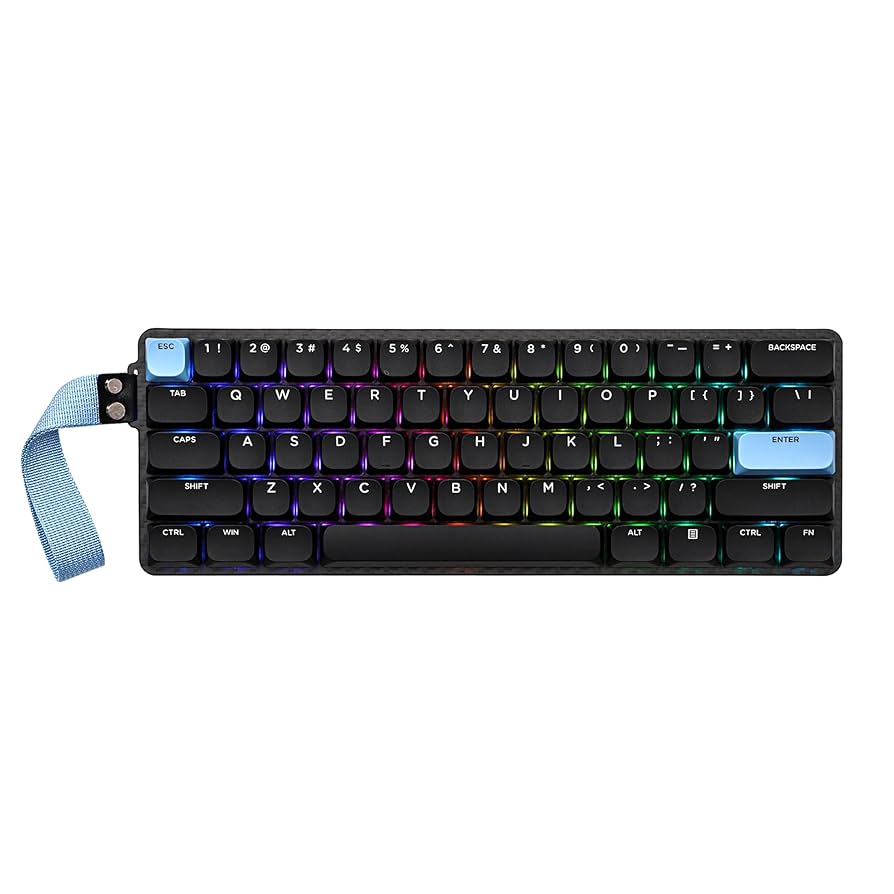 EPOMAKER Carbon60 キーボード 本体 Amazon.com: EPOMAKER Carbon60 QMK/VIA Wireless Mechanical