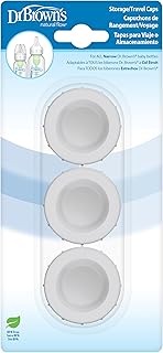 Dr. Brown's Narrow Travel/Storage Caps for Options+ Anti-Colic Bottles (3-Pack)