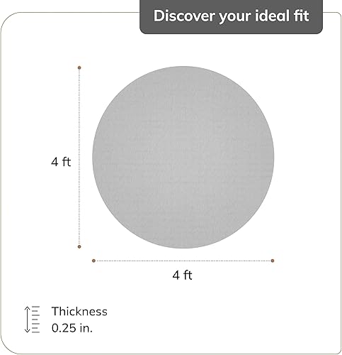 Miniatura 8 de Anji Mountain Almohadilla protectora antideslizante extra fuerte para suelos de madera dura, almohadillas antideslizantes y gruesas, con agarre para