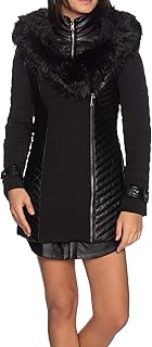 manteau noir guess