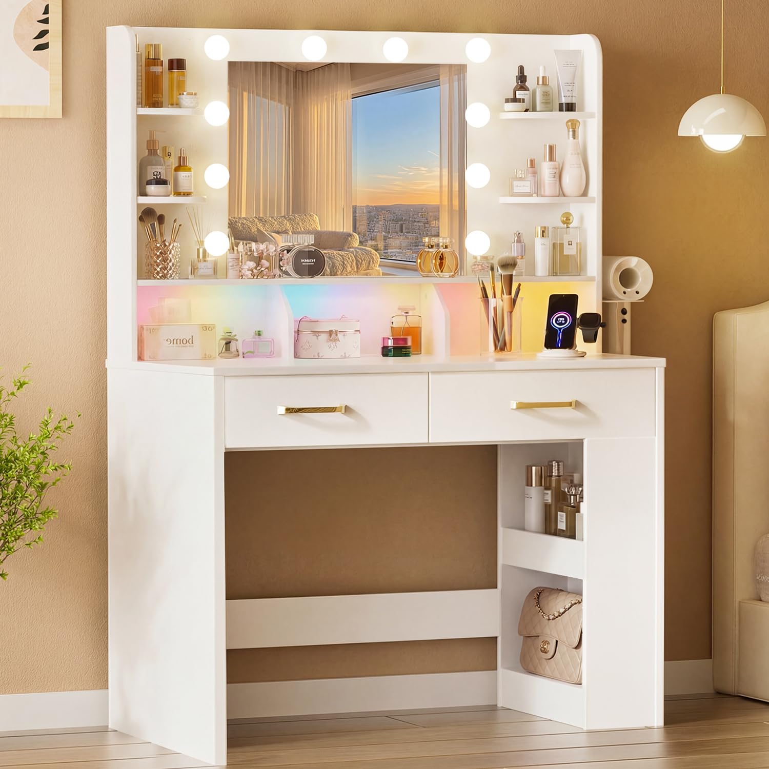 COMHOMA RGB Vanity Desk