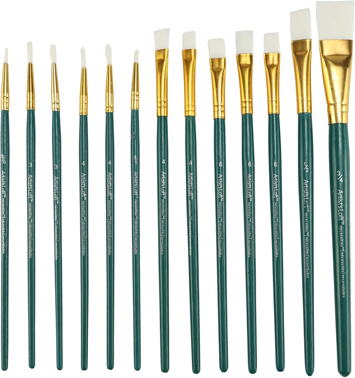 Artist's Loft 50 Piece Super Value Foam Brush Set - Ideal for Varnishing, Staining, Painting, Arts & Crafts - 1 Pack