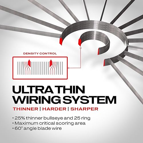 Miniatura 6 de WINMAU Dardos Blade 6 Triple Core Carbon Professional PDC Dartboard con especificaciones oficiales del torneo | Avalado por el PDC