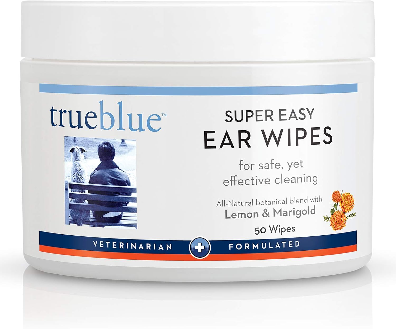 TrueBlue Lemon & Marigold Super Easy Dog Ear Wipes Pre