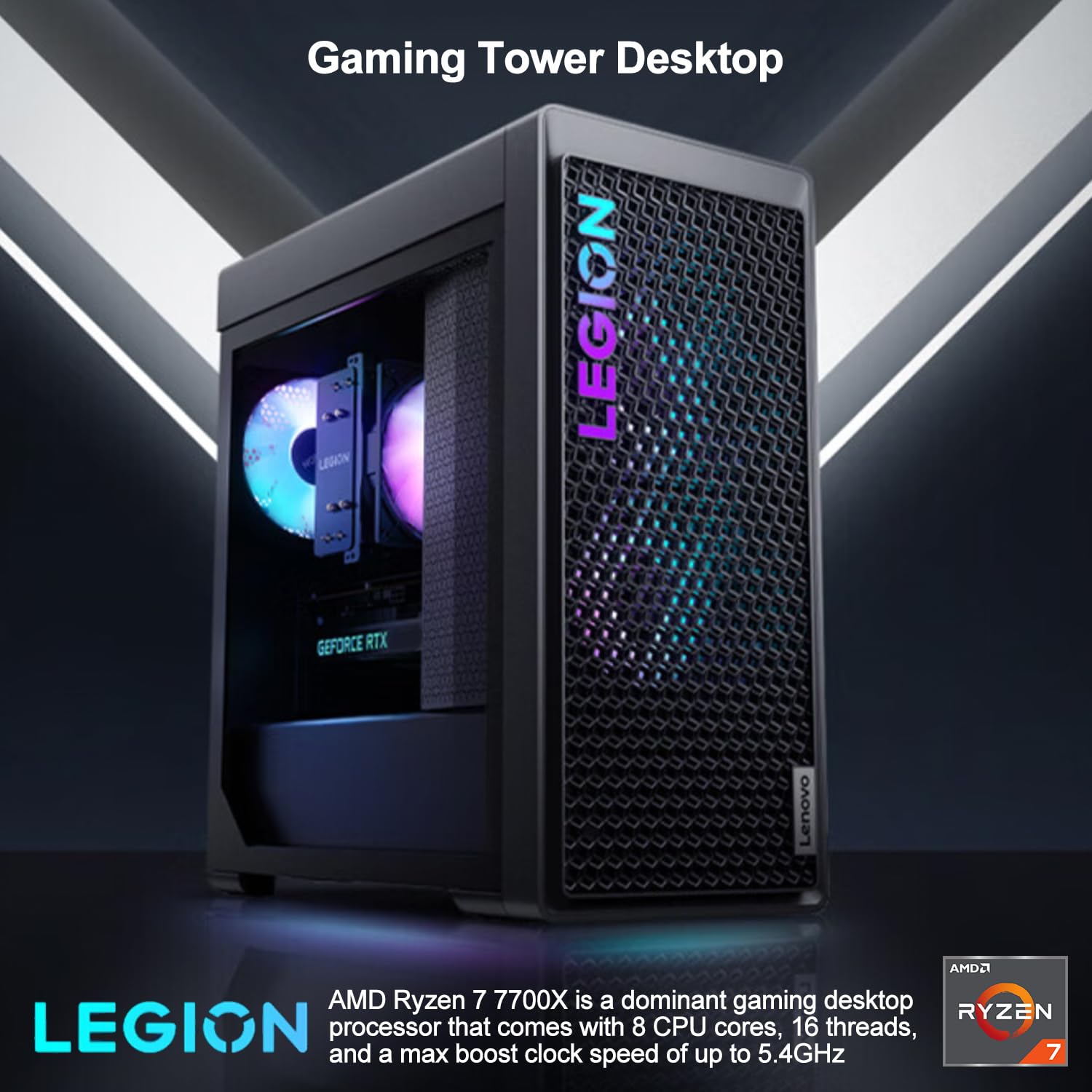 Amazon.com: Lenovo Legion T5 Ultimate Gaming Tower Desktop, AMD