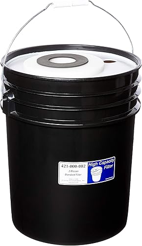 Atrix 421-000-002 Aspiradora estilo cubo de filtro ultrafino de repuesto de 5 galones (compatible con ATIHCTV5), color negro