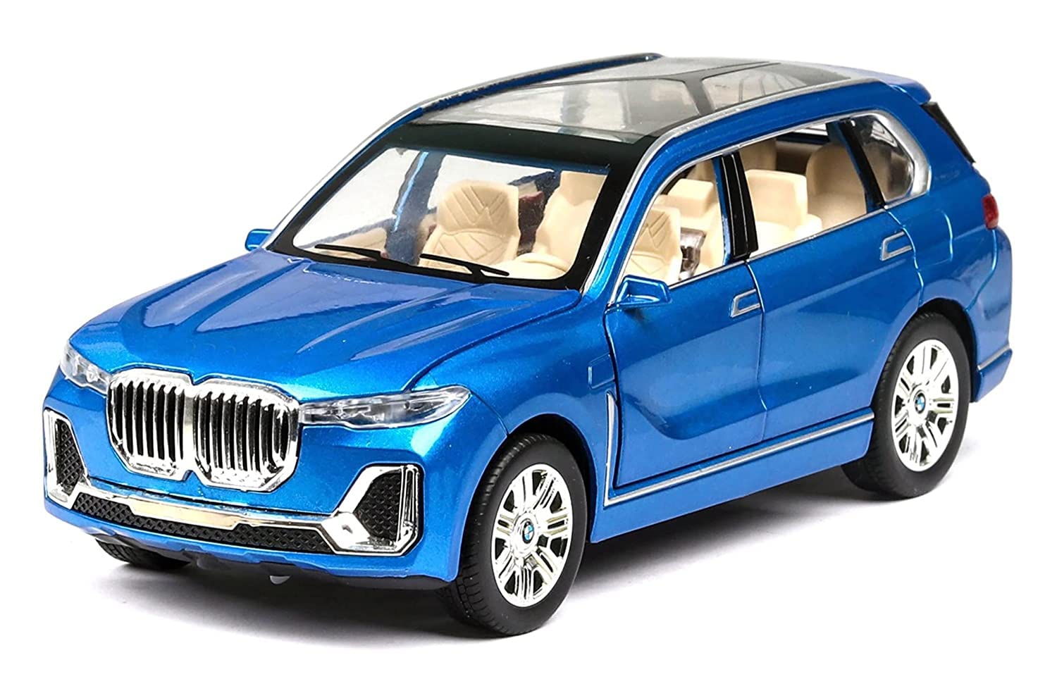 Minniq STORE 1/24 BMW X7 SUV Model Car with Box, Zinc Alloy Pull Back ...