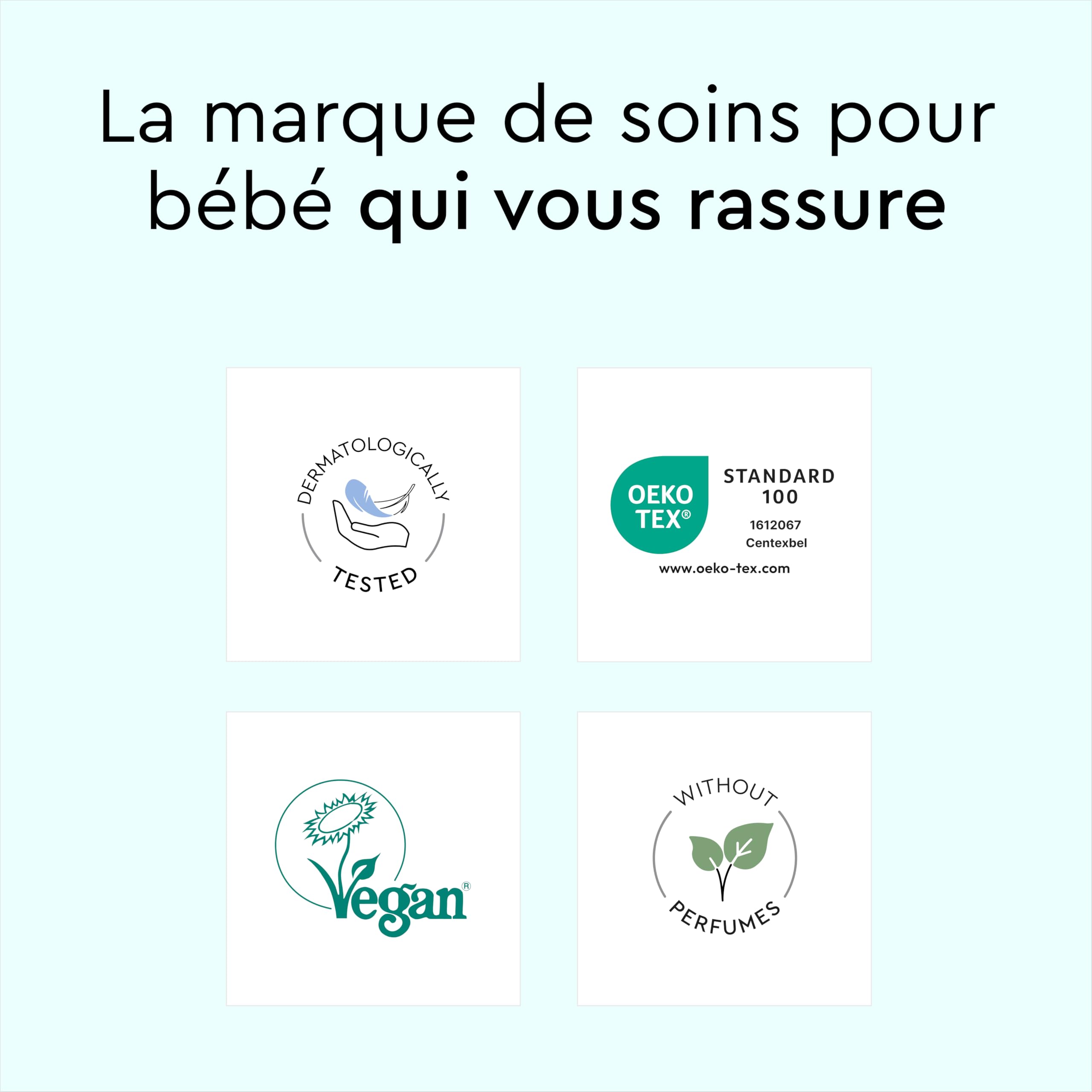 Lingettes LILLYDOO pour bébé faites à 99% d'eau, Lot de 5 x 60 (300 pièces), tissu 100% sans plastique, sans parfum et doux comme du coton et de l'eau