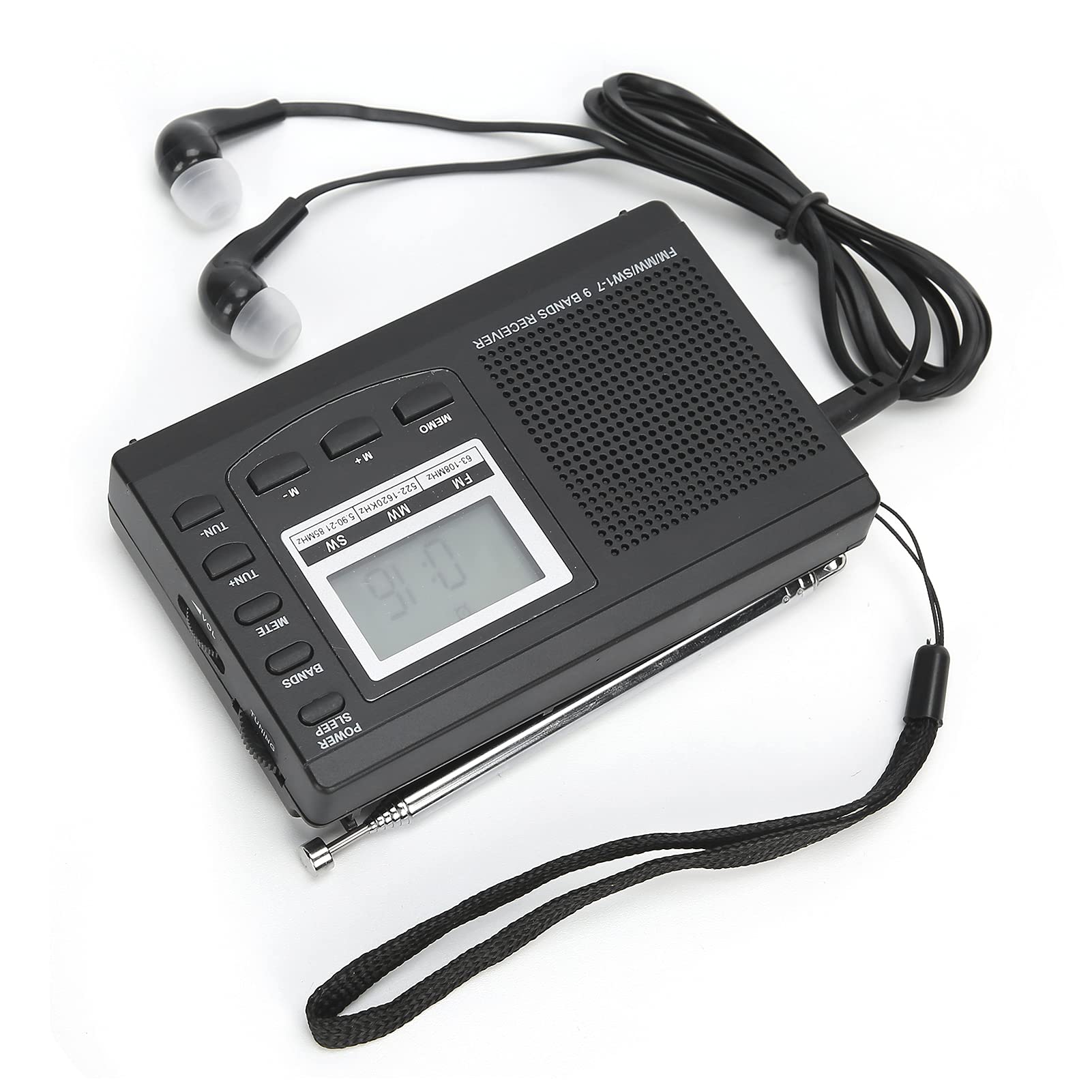 Acheter HRD-700 AM FM Radio lecteur de musique Portable FM/SW/MW/WB Radio numérique pleine bande Rechargeable BT
