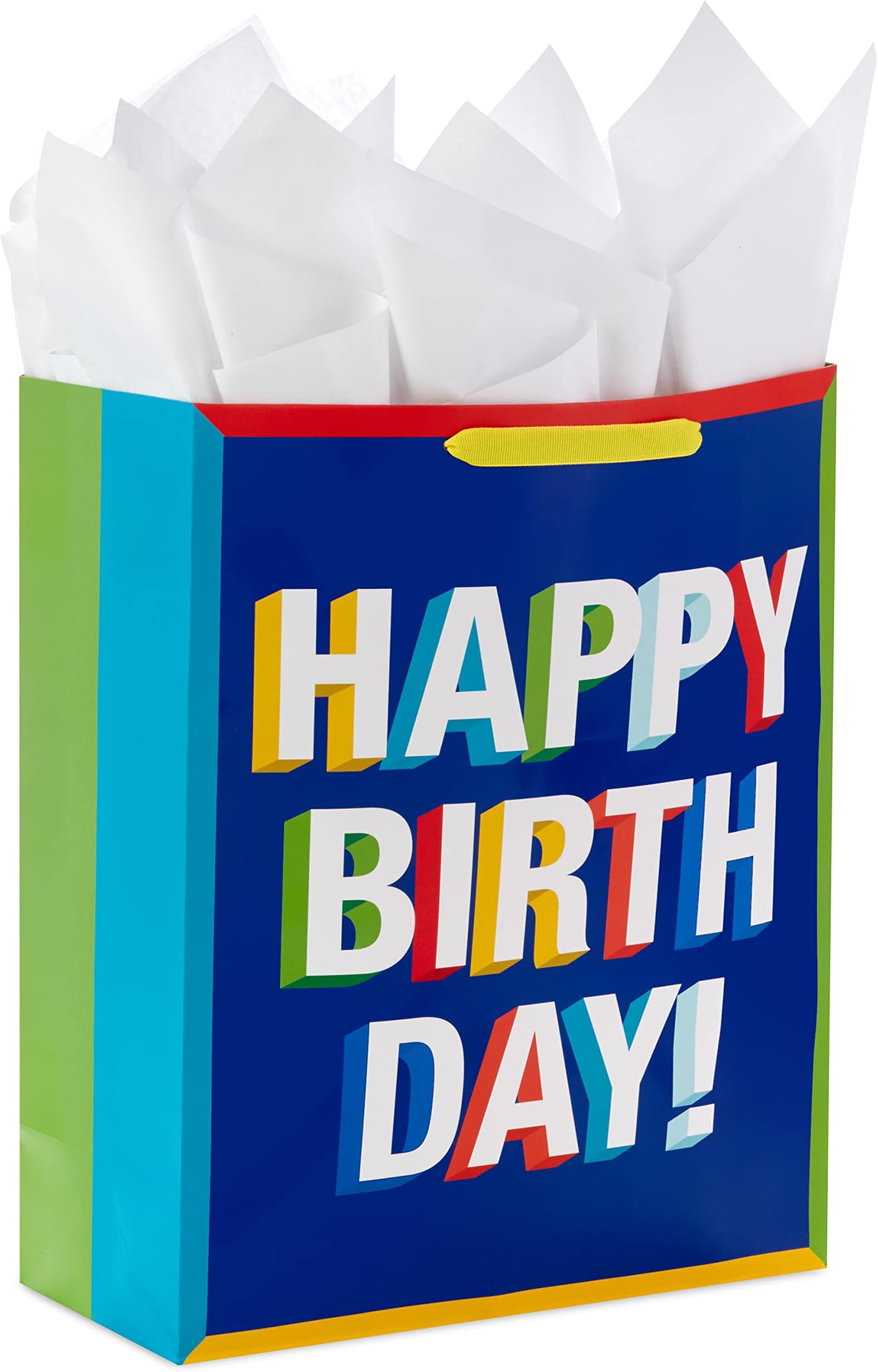 Hallmark 15" Extra Large Birthday Gift Bag with Tissue Paper (Happy Birthday,...