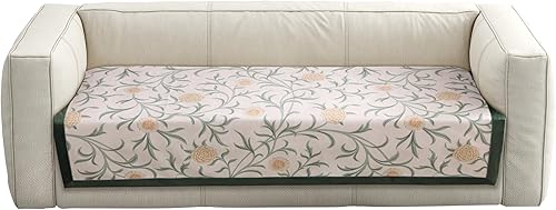 Miniatura 1 de Funda de sofá de diseño, fundas de terciopelo verde floral para banco de cama seccional, fundas de banco de cama de lujo, funda para reposapiés,