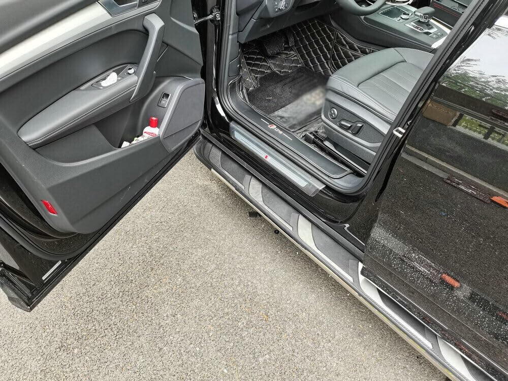 2PCS Fixed Aluminum Side Steps Side Pedals Compatible with Acura MDX 2014-2021 Running Boards Step Bar