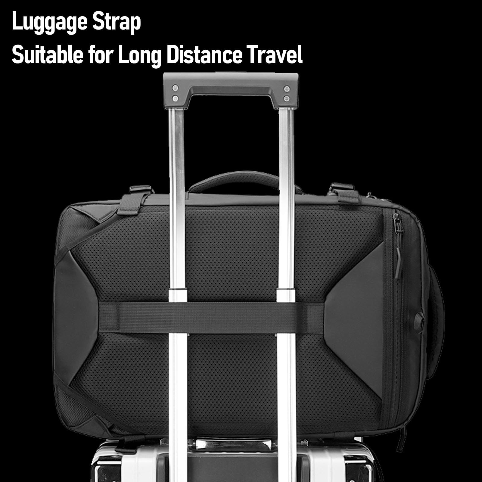 Fabater Zaino Sottovuoto Zaino da Lavoro Espandibile per Laptop Resistente All'acqua per Viaggiatori e Professionisti, 40 Litri