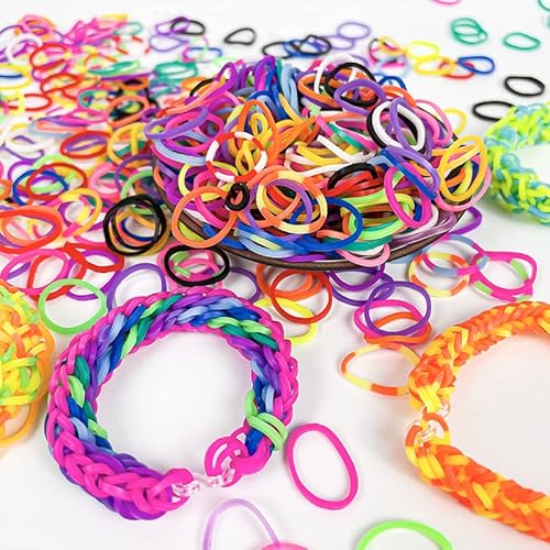 Loom Band Pulseira Elásticos + Clips + Agulha Regua