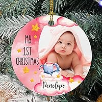 Vista 13 de Personalized 30 Years as Mr & Mrs Glass Ornament, Custom 30th Wedding Anniversary Ornaments with Names Date, Red Truck Xmas Ornament 2026, 30th