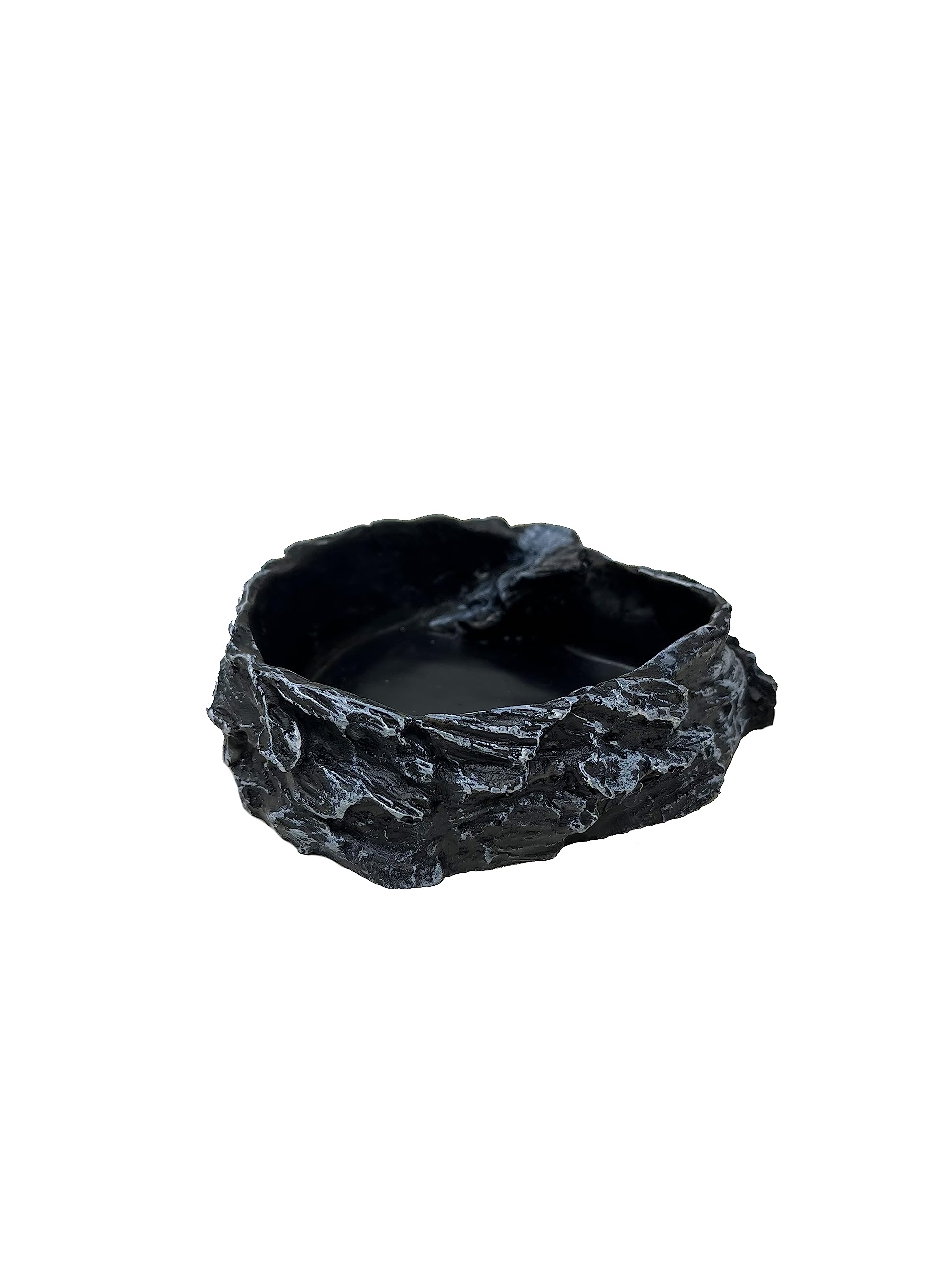 The Bio Dude Terra Water and Food Bowl for Reptiles, Amphibians, Small Mammals and Arachnids. Looks Natural and Animal Safe