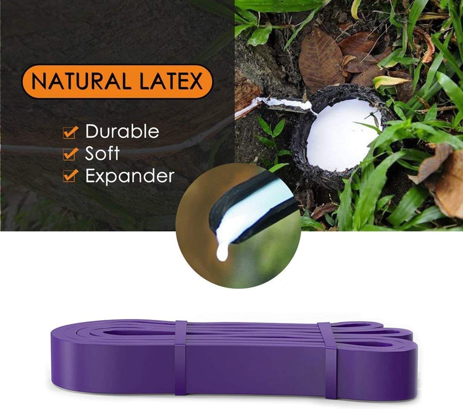 Fasce elastiche resistenti per esercizi di resistenza, 208 x 3,2 x 0,45 cm, da 35 a 38,6 kg, per fisioterapia, riabilitazione, stretching, yoga, palestra, attrezzature domestiche, allenamento