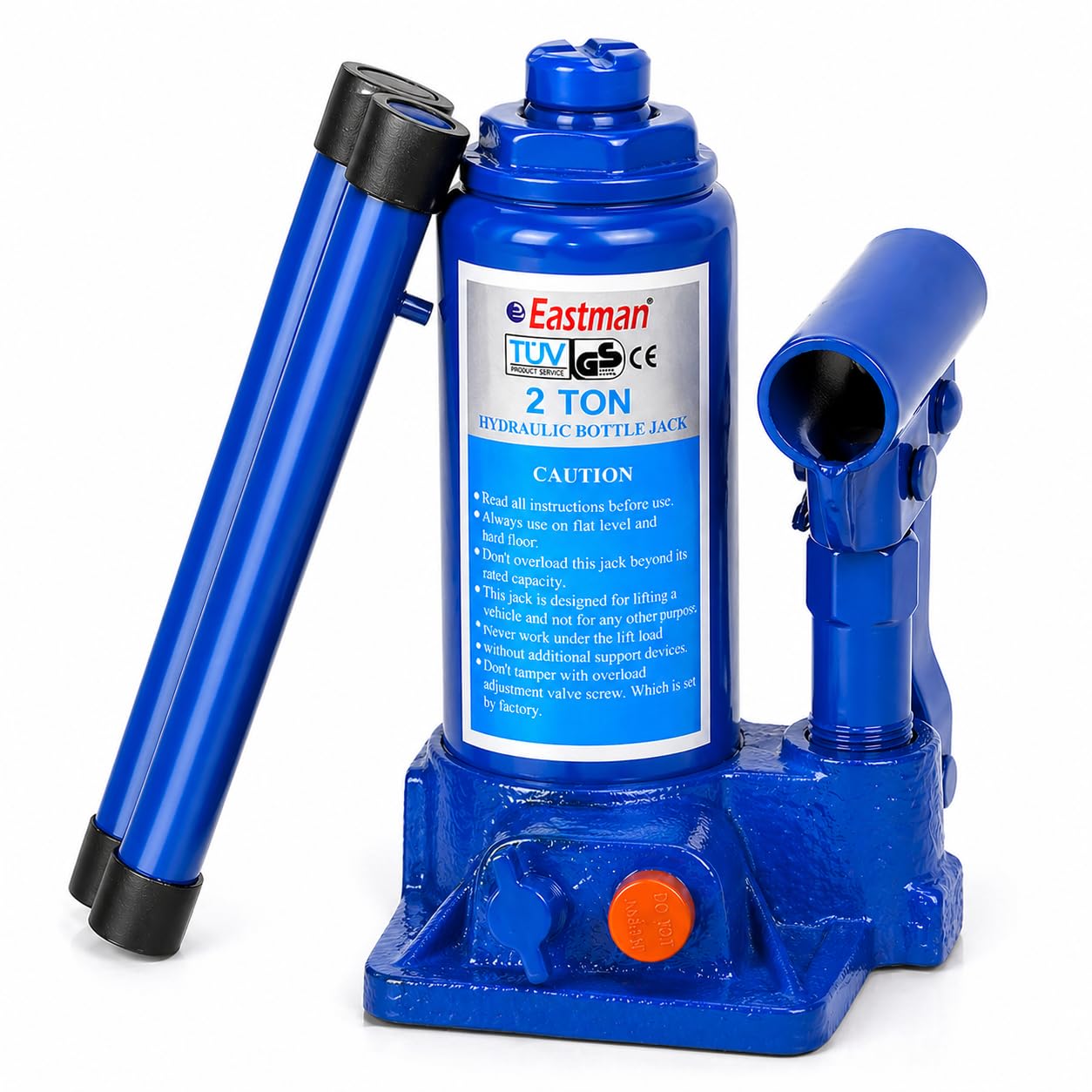 Hydraulic Bottle Jack 2 Ton Heavy Duty Steel Car Jack for SUV, Truck, Van Portable Lifting Tool with Easy Pump Handle & Wide Stable Base-image-11