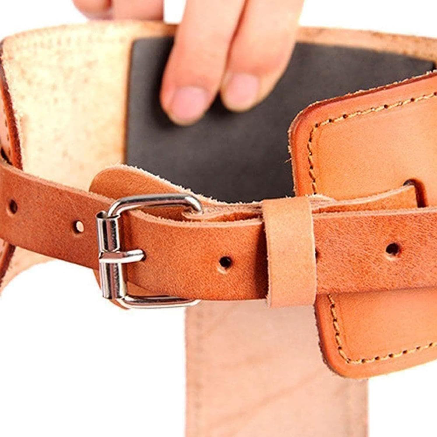 BLUEZY Griffe d'élagage, Outils pour Grimper Aux Arbres, Grimper Arbre Artefact avec Sangles et Gants pour Arbre Aides d'escalade Soin des Accessoires, Simple à Utiliser