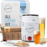 Pack hacer cerveza 2 recetas | 10 litros | Kit Bio Blonde + Recarga Pale Ale | Regalo original | Maltas + lúpulos | Fermentación en barril