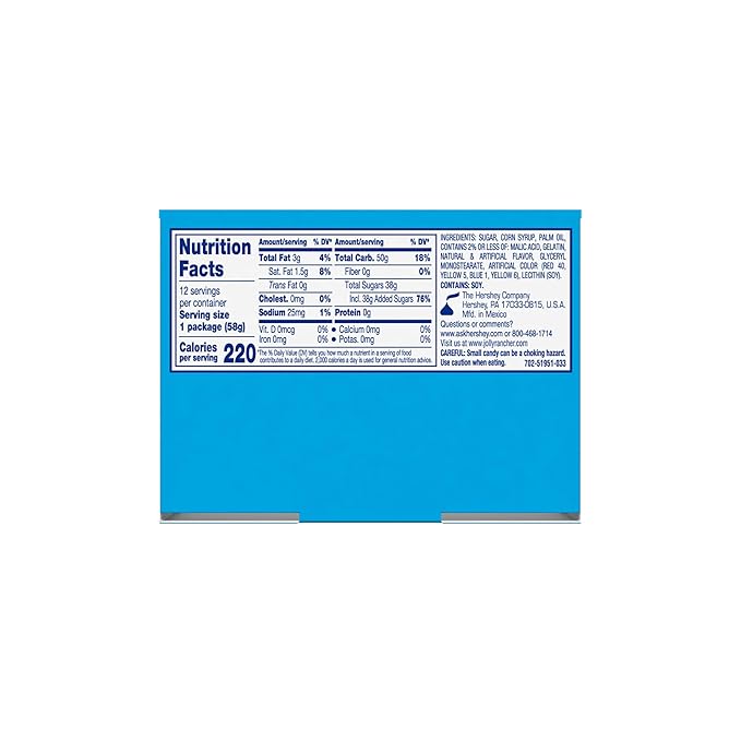 Jolly Rancher Chews Caramelos Sabor Fruta 2.06 oz (12 Unidades) miniatura 3