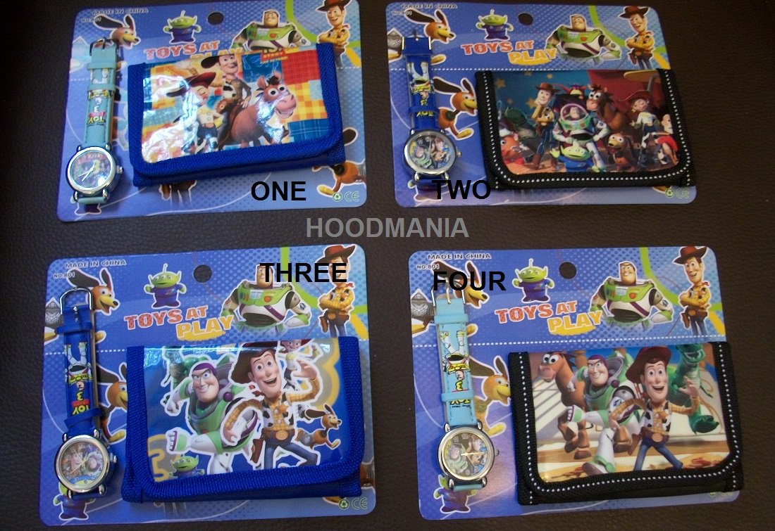 Toy Story Wrist Watch & Wallet Purse Set. Choose from 4 stock levels permitting.