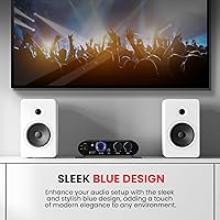 Vista 4 de Pyle PFA330BT mini amplificador inalámbrico estéreo Bluetooth de 90 Watt - entradas para micrófono, RCA, y auxiliar de 3,5 mm