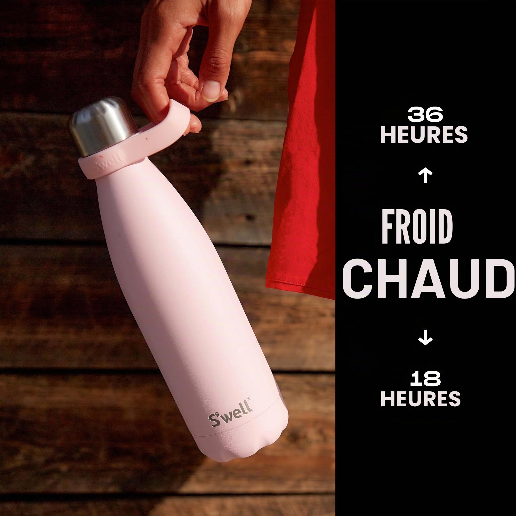 S'well Bouteille d'eau en acier inoxydable swell